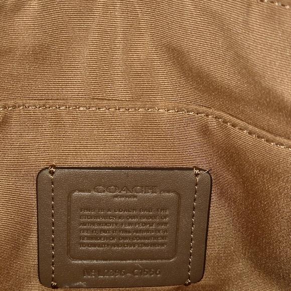 Coach Original Yellow Leather Crossbody Bag with Silver Hardware - Picture 5 of 8